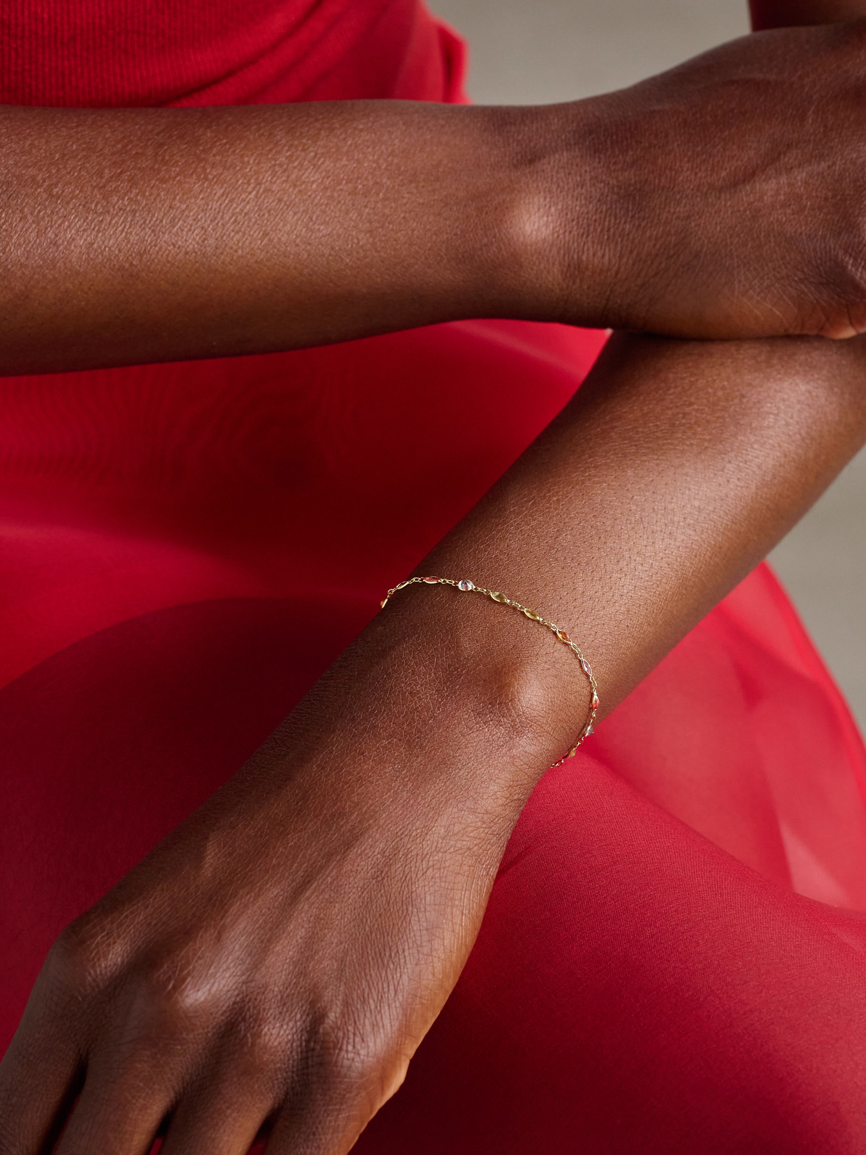 Jia Jia Chakra Gold Sapphire Bracelet