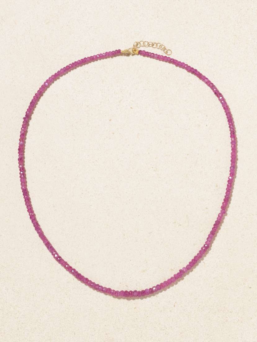 JIA JIA Gold Sapphire Necklace