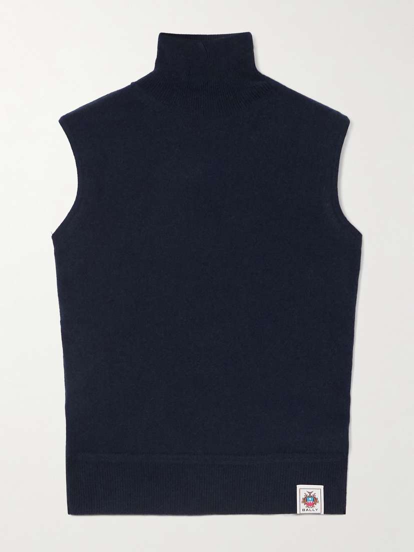 BALLY Cashmere Turtleneck Tank