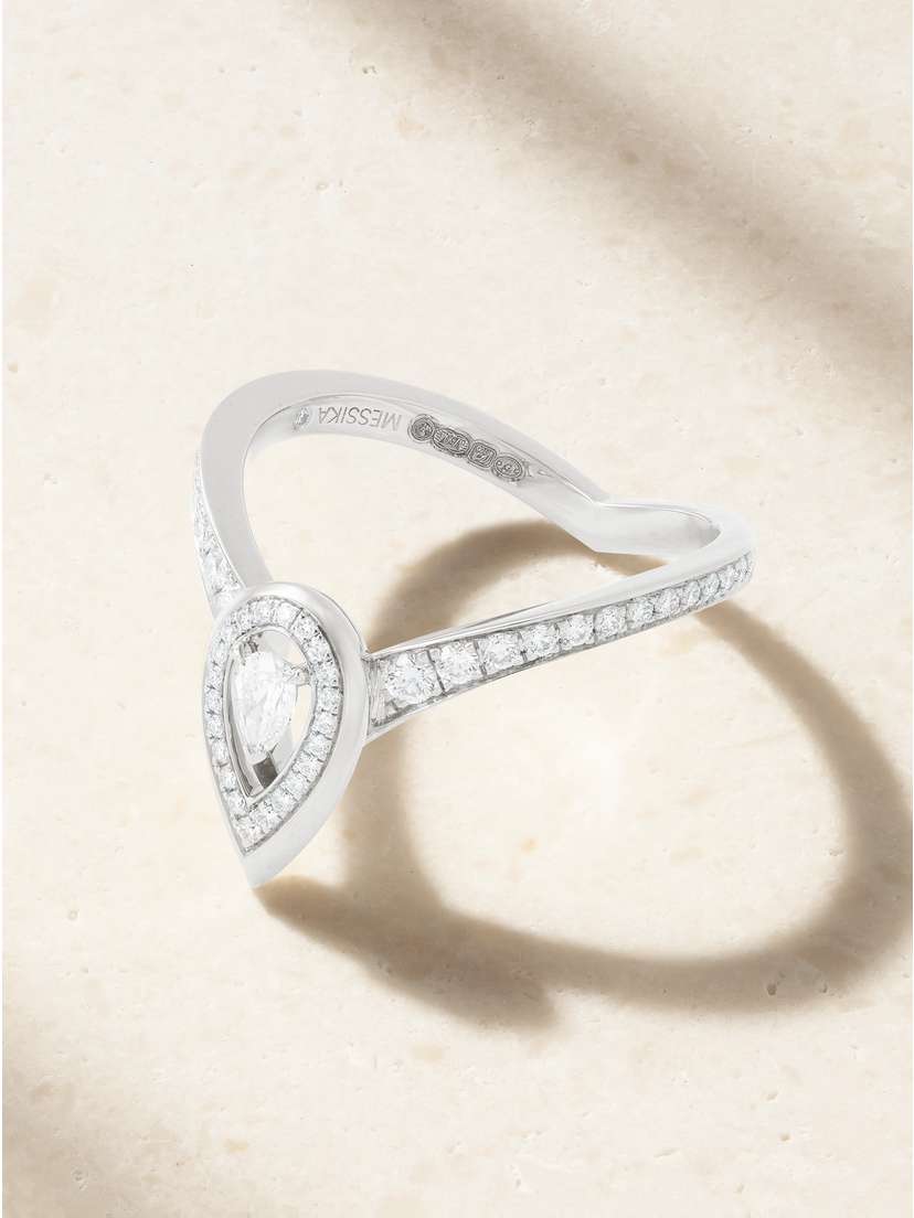 Messika Fiery 18-karat White Gold Diamond Ring