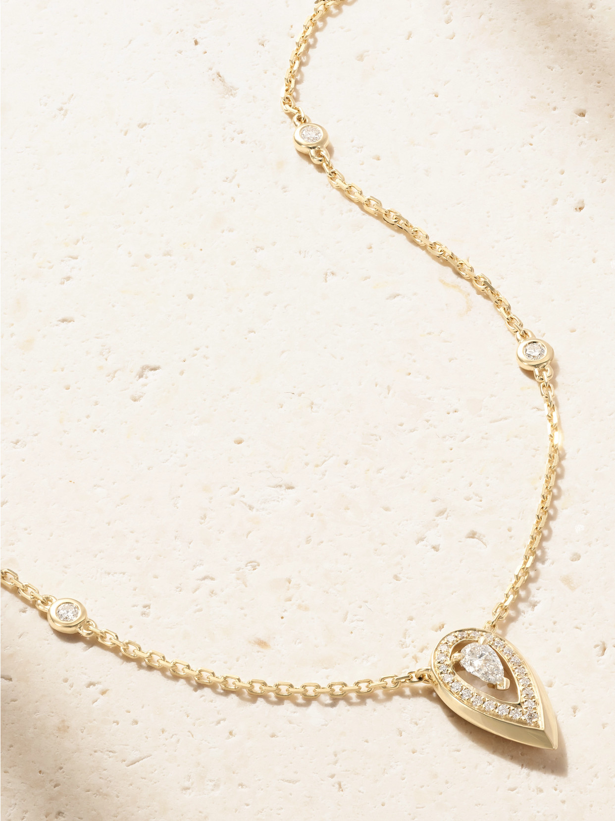 Messika Fiery 18-karat Gold Diamond Necklace