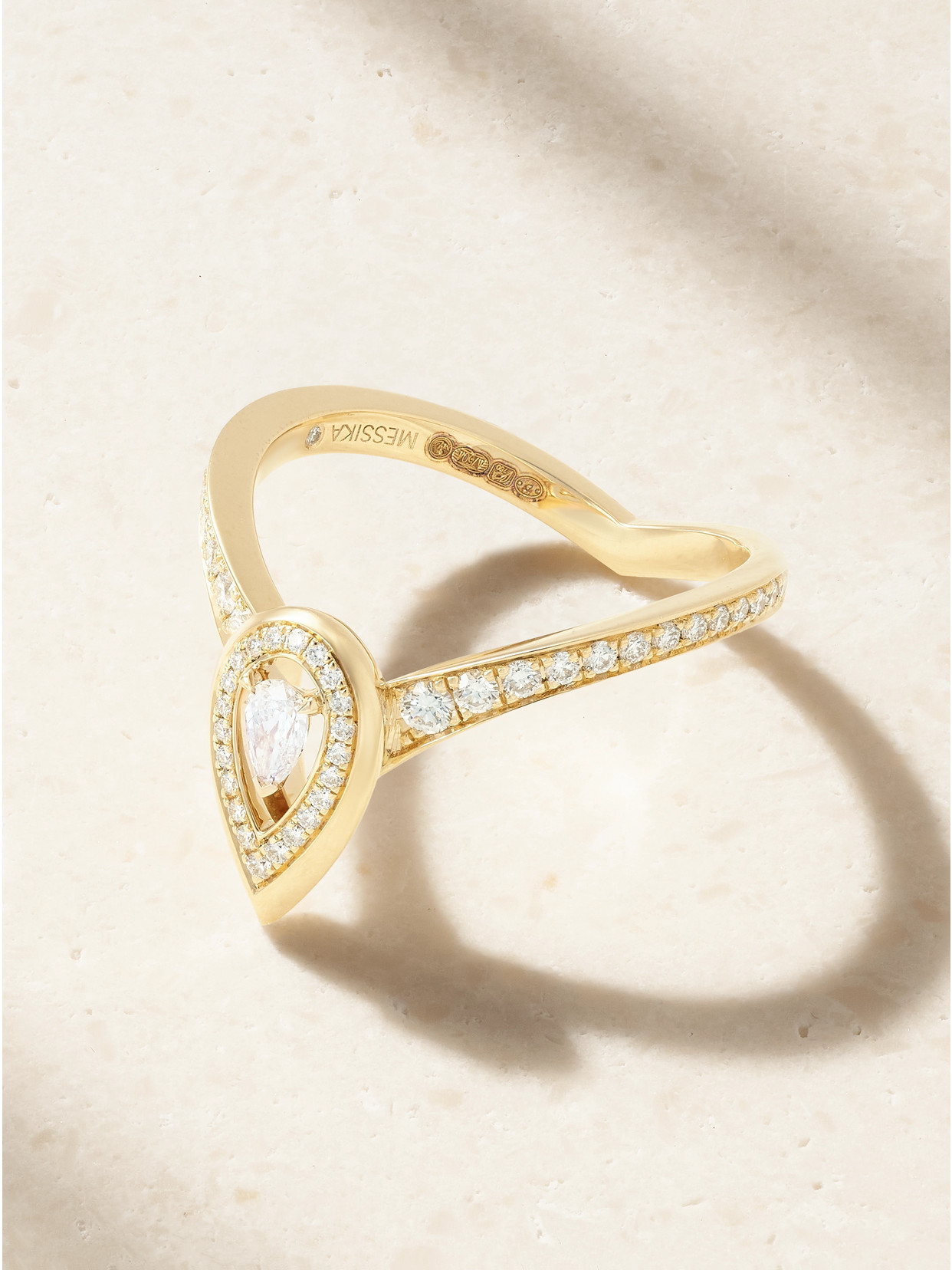 Messika Fiery 18-karat Gold Diamond Ring
