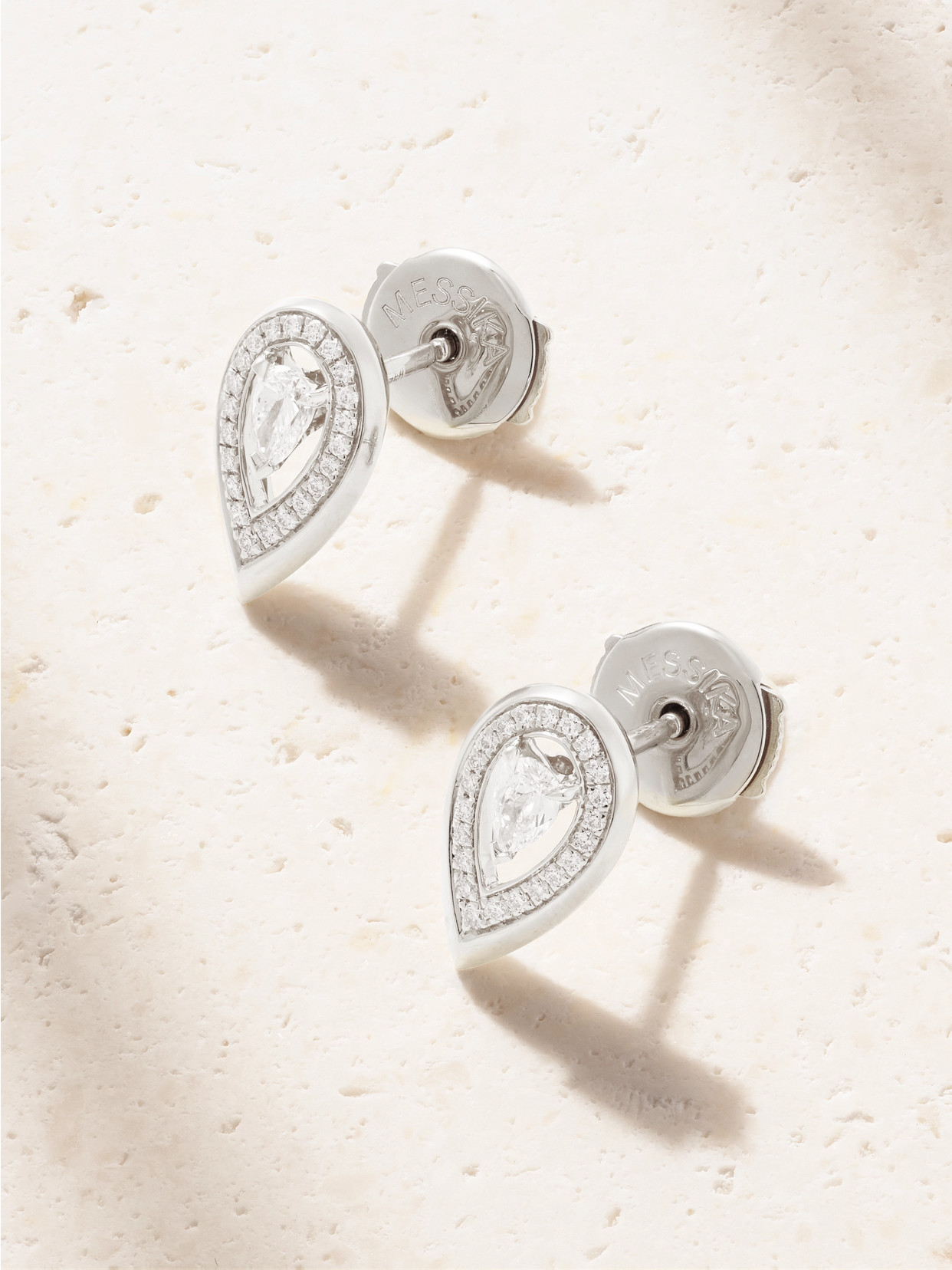 Messika Fiery 18-karat White Gold Diamond Earrings