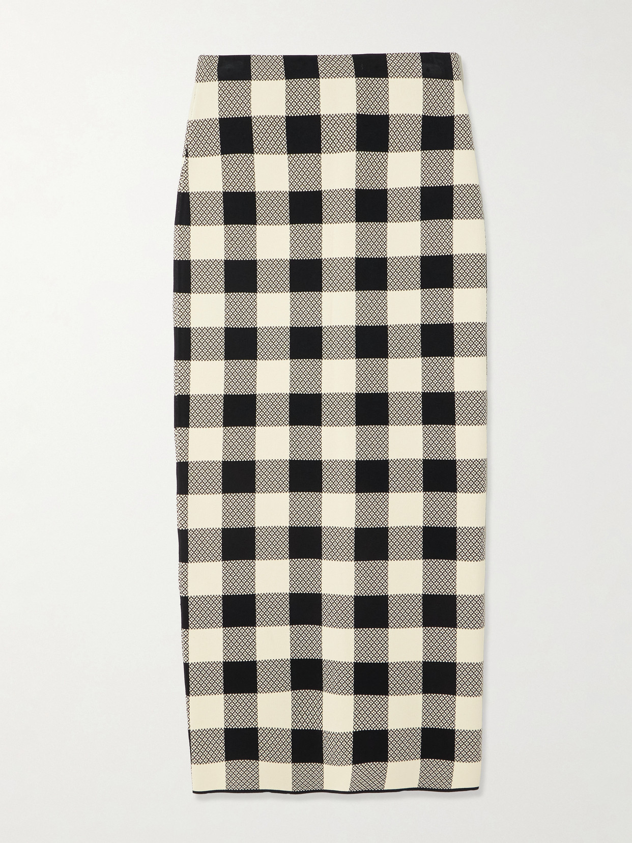 Posse Pippa Checked Jacquard-knit Maxi Skirt In Multi