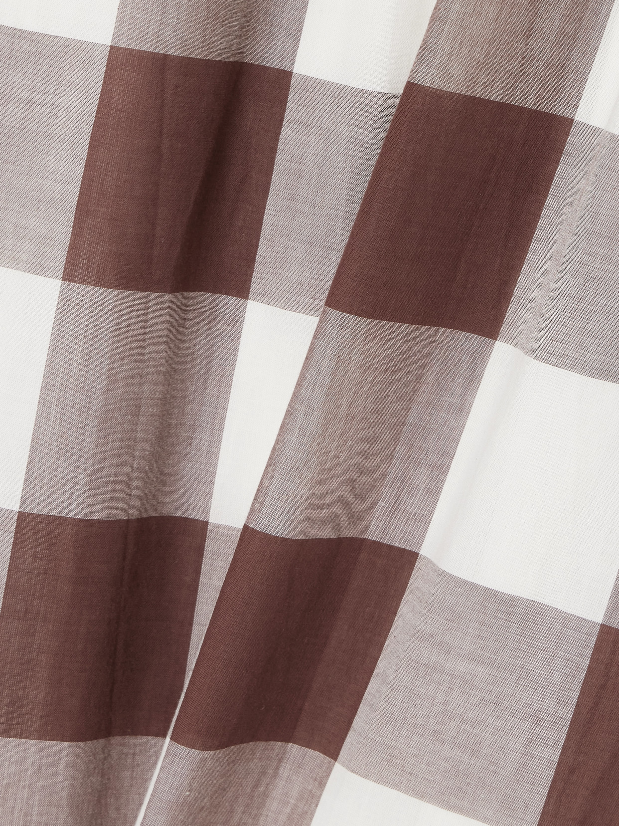 Mira Gingham Cotton-Voile Maxi