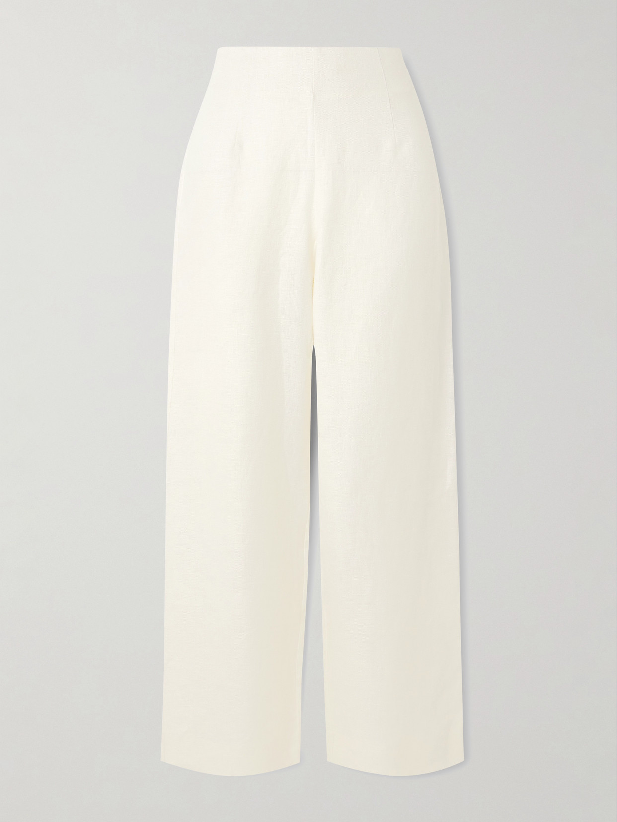 Posse Noelle Linen Straight-leg Pants