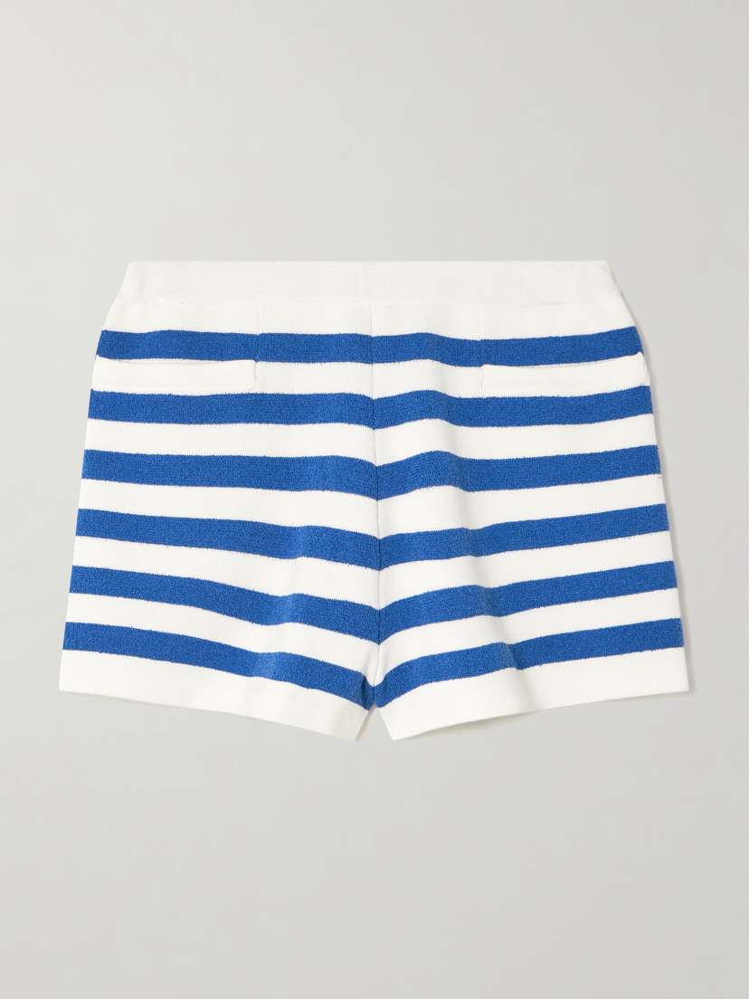 Posse Ari Striped Knitted Shorts