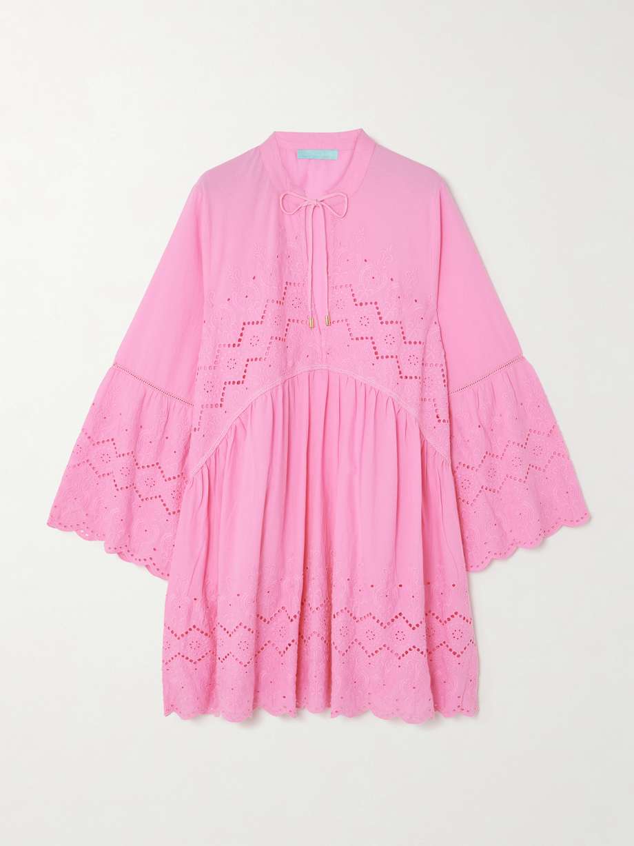 sebenna broderie anglaise cotton kaftan
