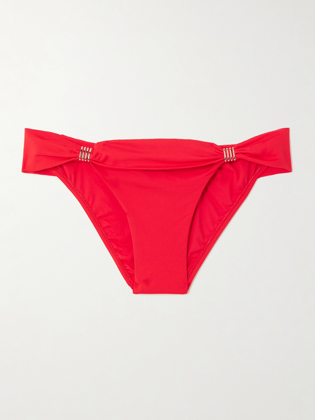 Melissa Odabash - Grenada Embellished Bikini Briefs - Red