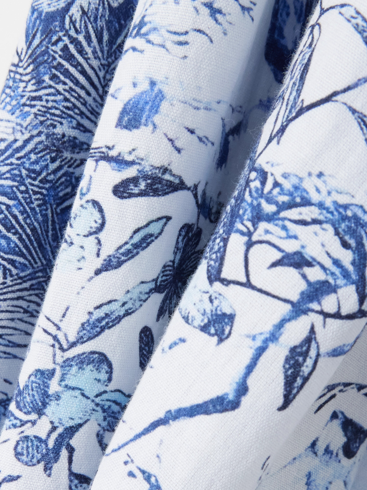 Melissa Odabash Kitty Belted Printed Cotton And Linen-blend Midi Dress
