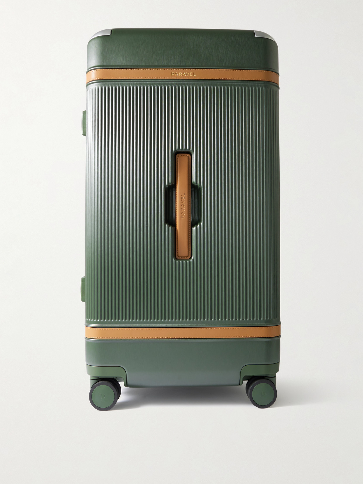 Paravel Aviator Trunk Recycled-hardshell Suitcase In Green