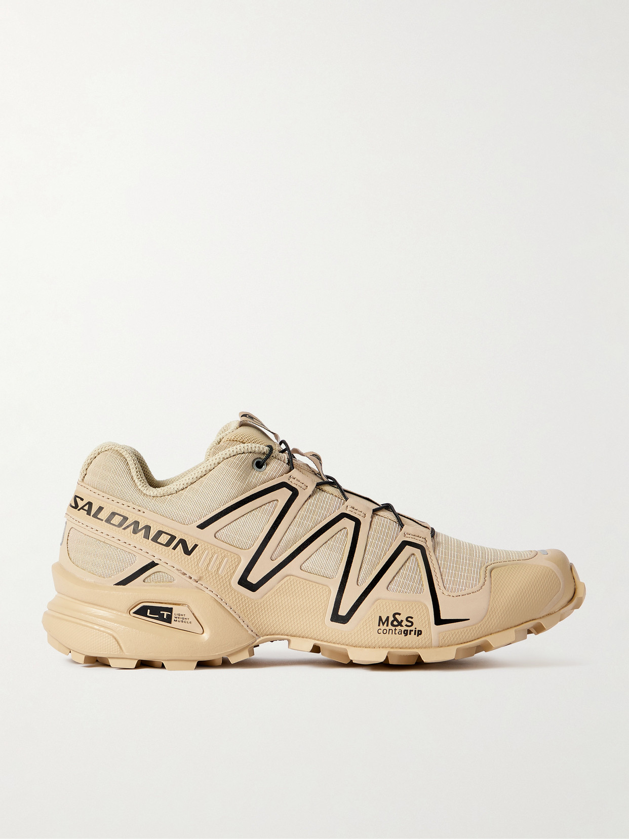Salomon Speedcross 3 Rubber-trimmed Ripstop Sneakers In Brown