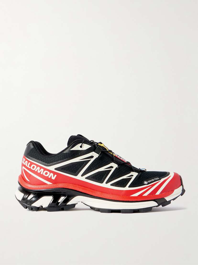 Salomon Xt-6 Tpu-trimmed Gore-tex Mesh Sneakers