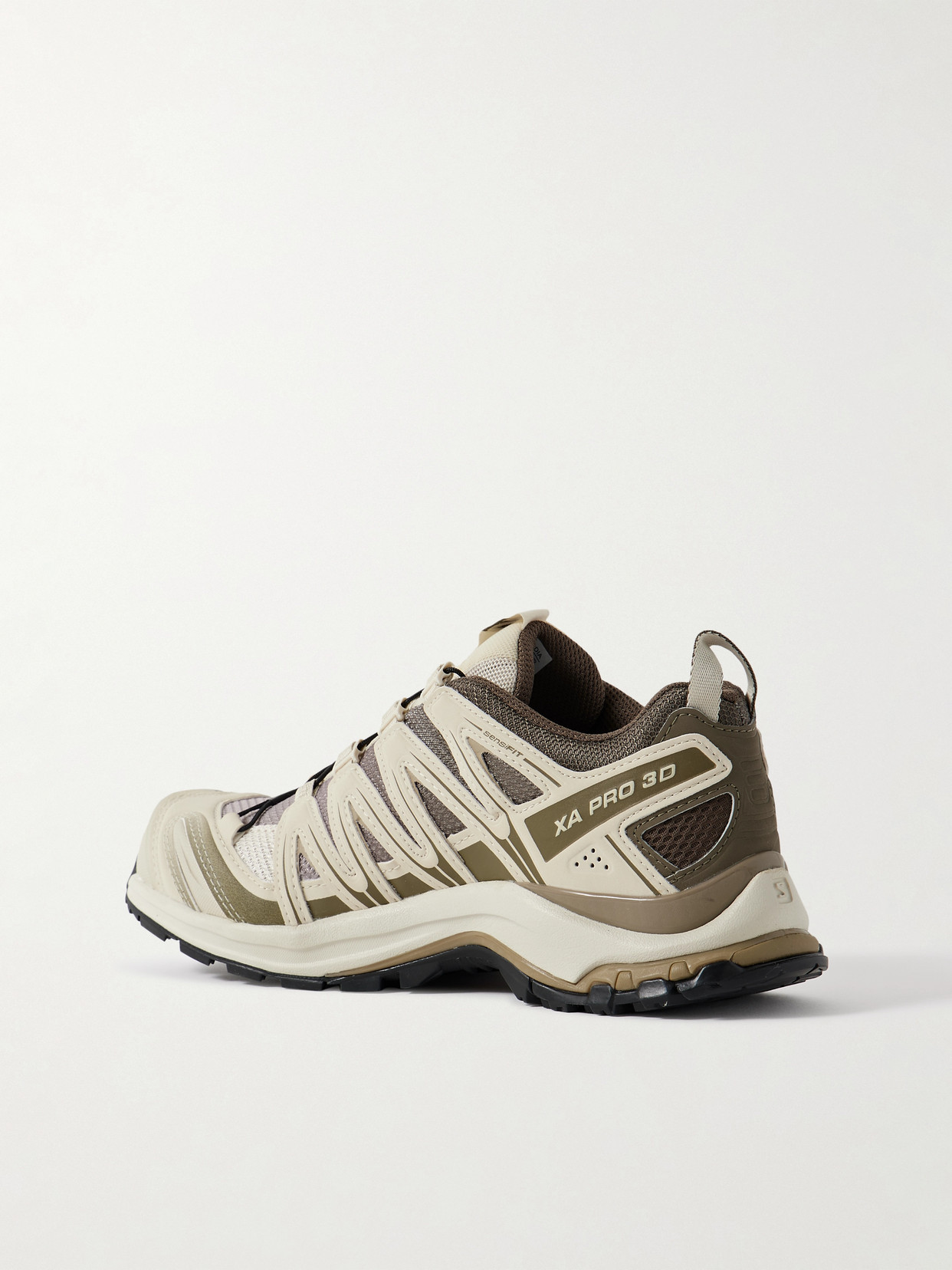 Salomon Xa Pro 3d Rubber-trimmed Mesh Sneakers In Brown