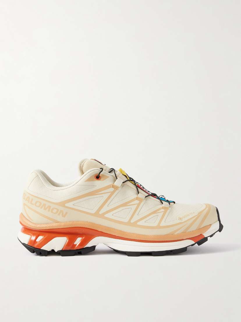 Salomon Xt-6 Tpu-trimmed Gore-tex Mesh Sneakers