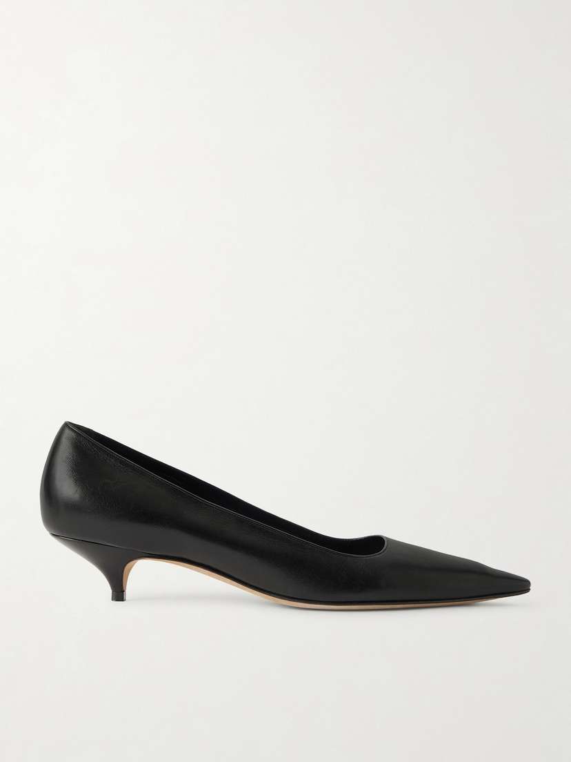 The Row Liisa Leather Pumps