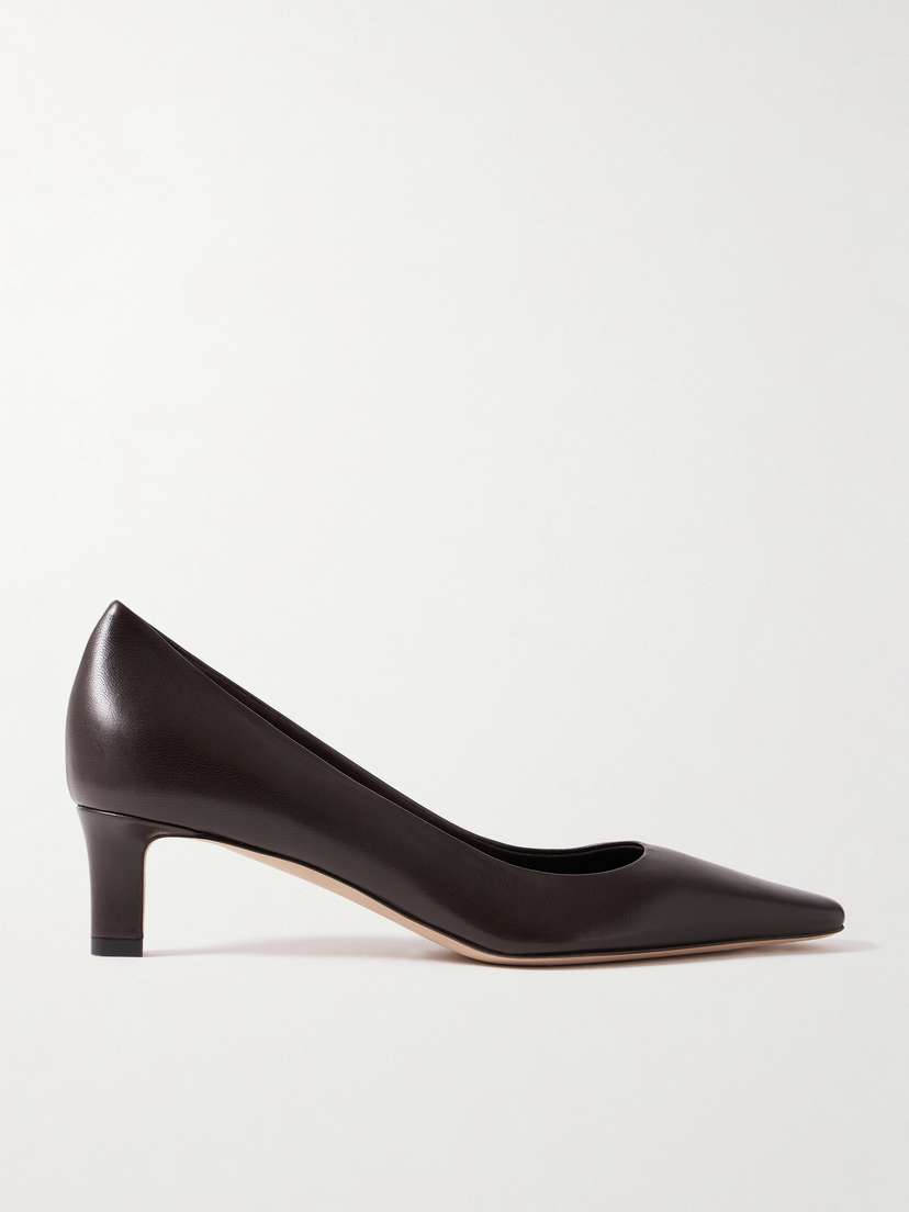 The Row Carla Leather Pumps