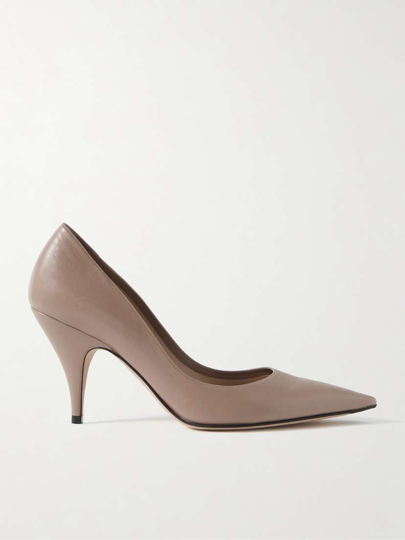 The Row Liisa Leather Pumps