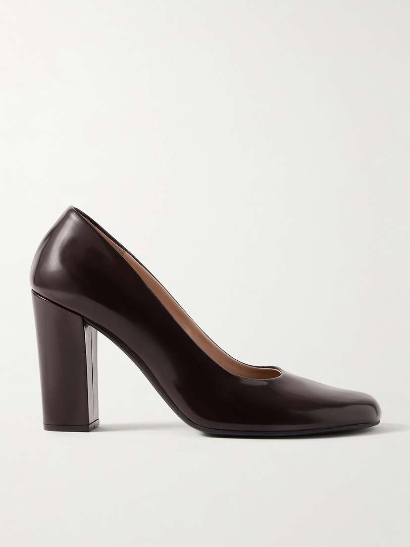 The Row — Penelope leather pumps