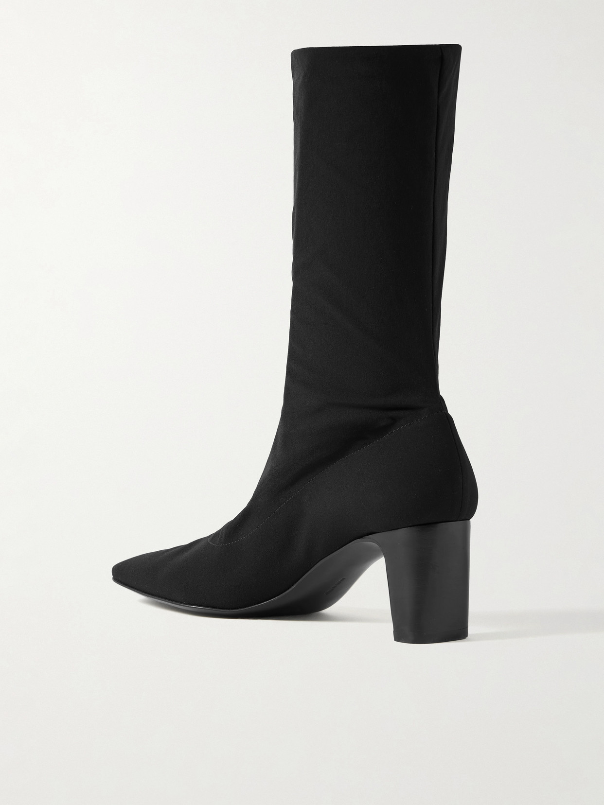 The Row Felice Neoprene Ankle Boots In Black