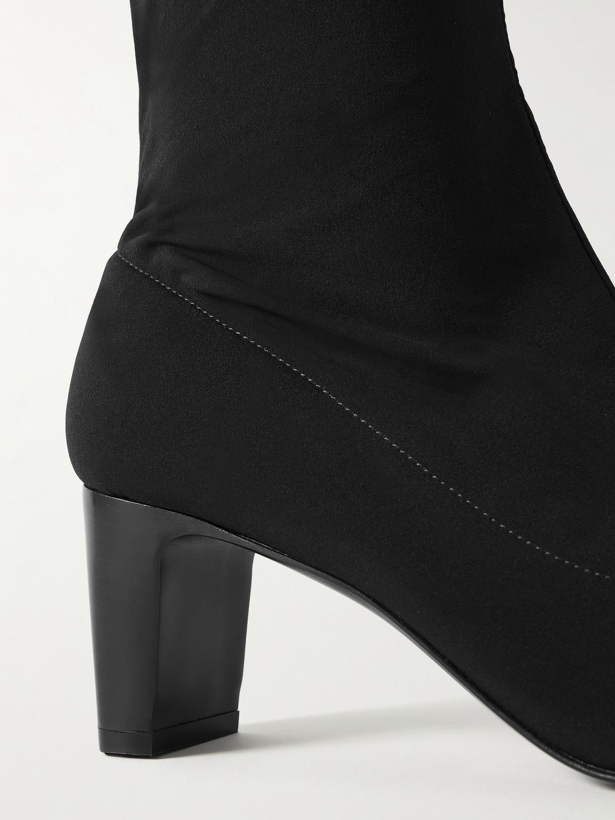 The Row Felice Neoprene Ankle Boots In Black