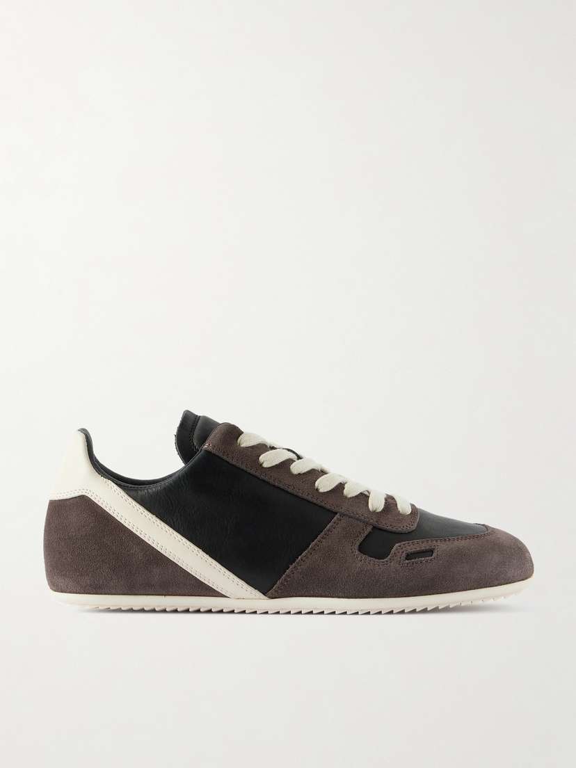 Rick Owens Suede And Leather Sneakers