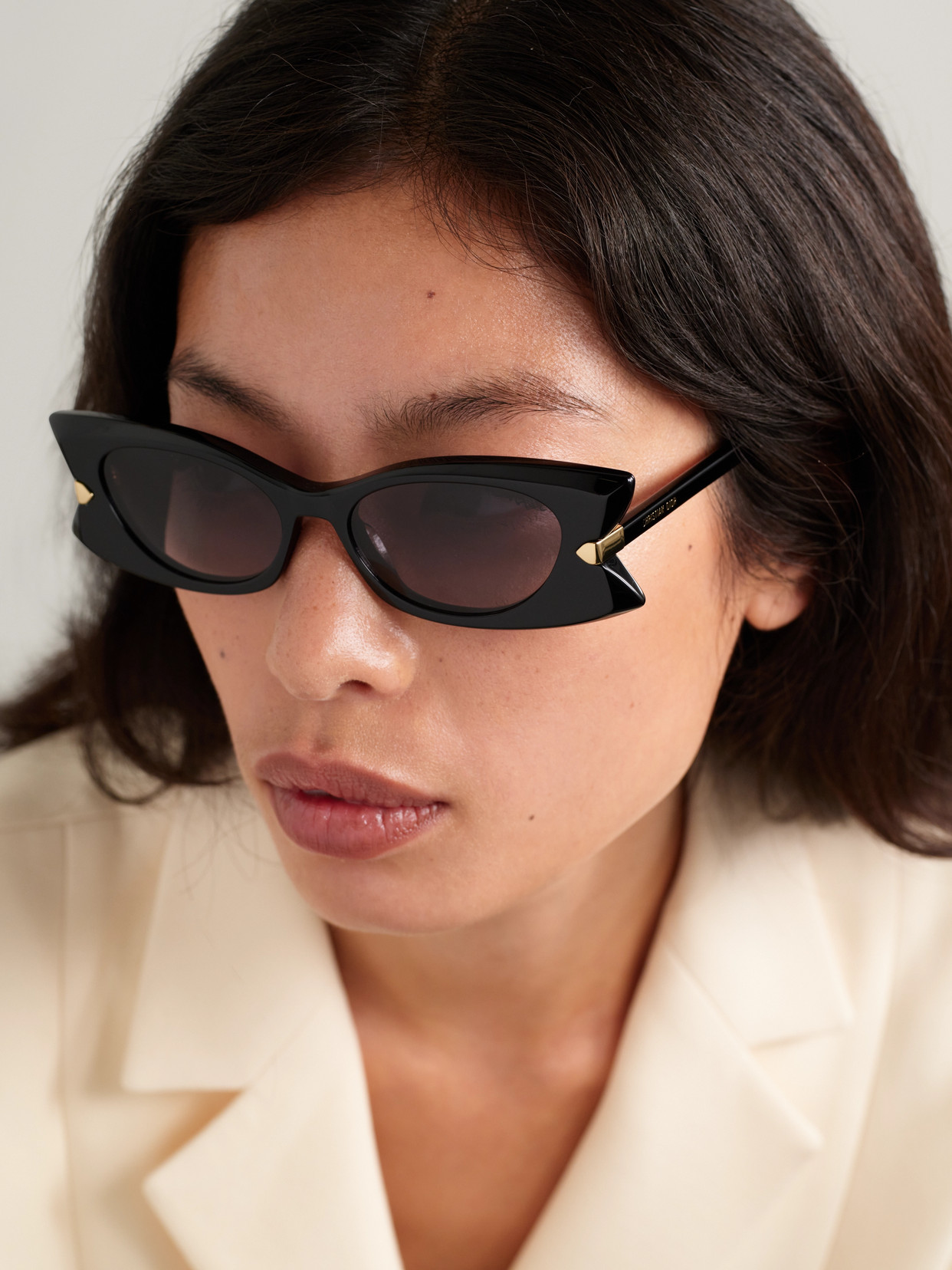 Dior Butterfly S2i Cat-eye Acetate Sunglasses In Animal Print