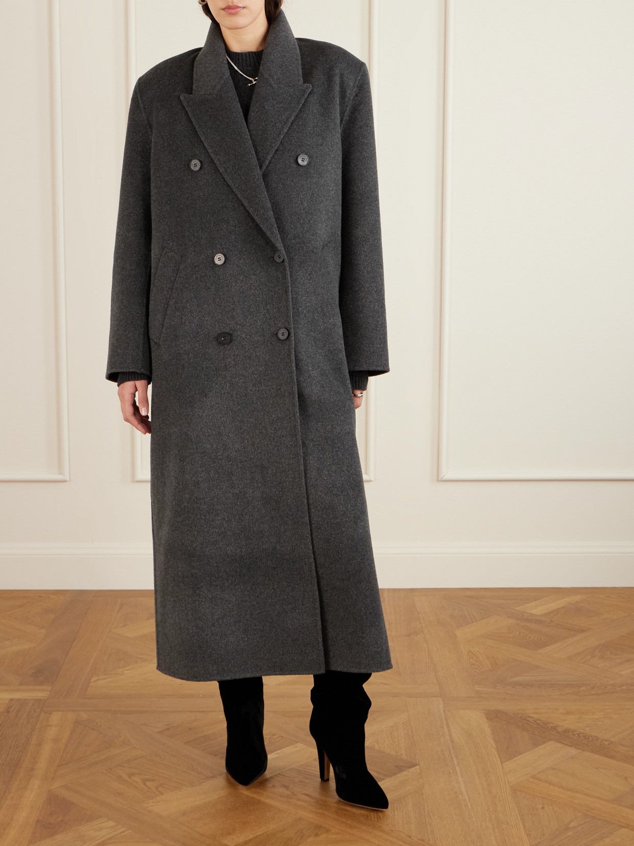 Paris Texas Elsa Velvet Over-the-knee Boots In Black