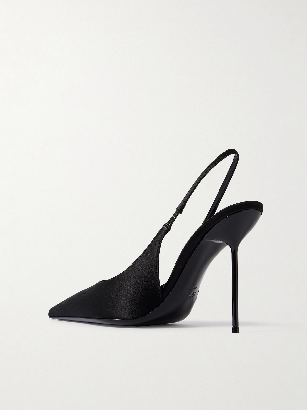 Paris Texas Slingback Pumps Pointed Toe Design In Black