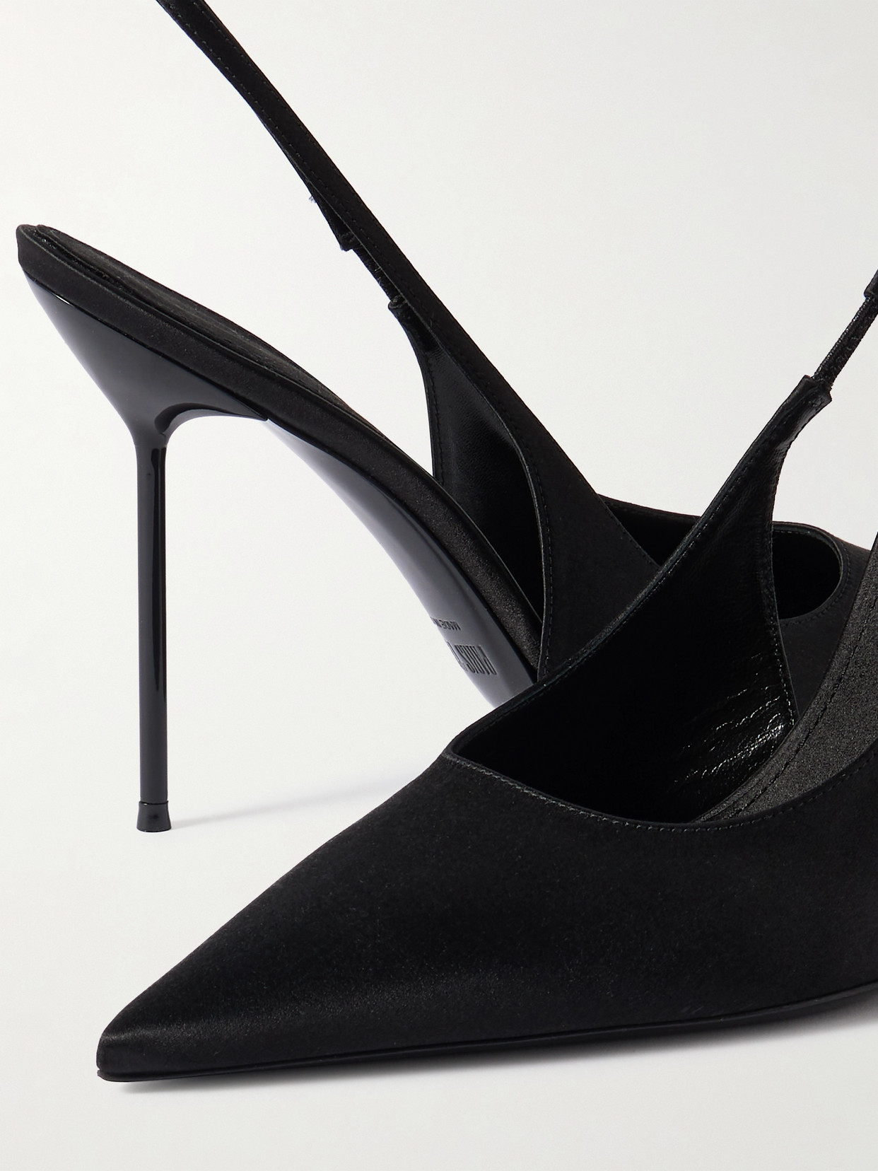Paris Texas Slingback Pumps Pointed Toe Design In Black
