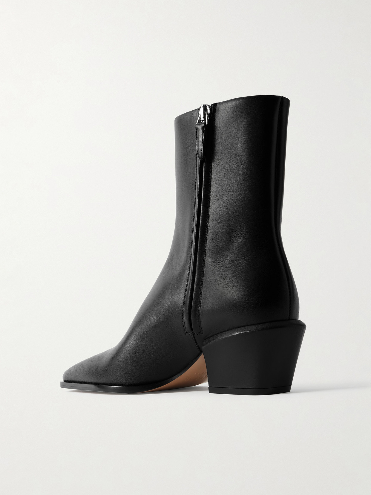 Paris Texas Bettina 50 Leather Ankle Boots In Black