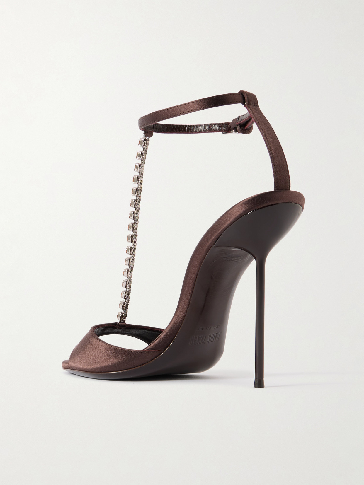 Paris Texas Lidia T-strap Sandal In Brown