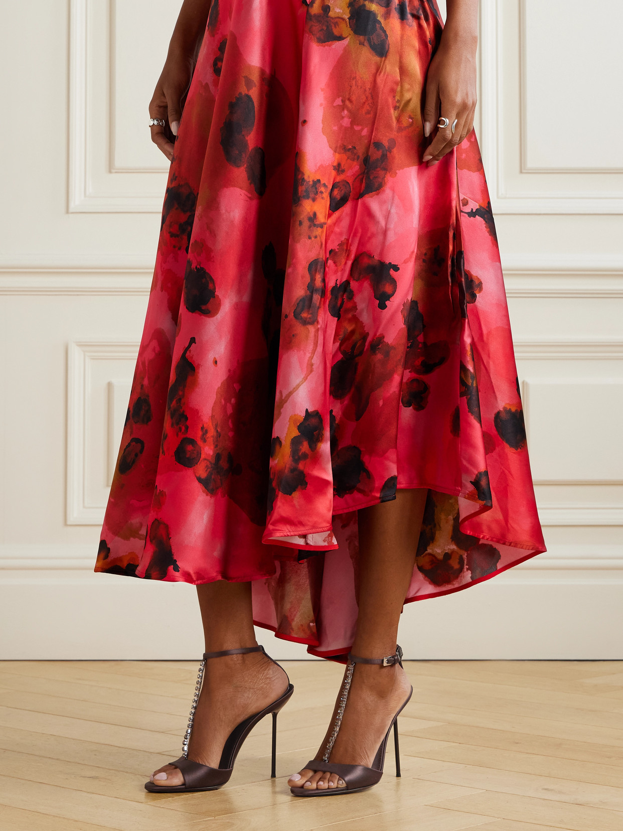 Paris Texas Lidia T-strap Sandal In Brown