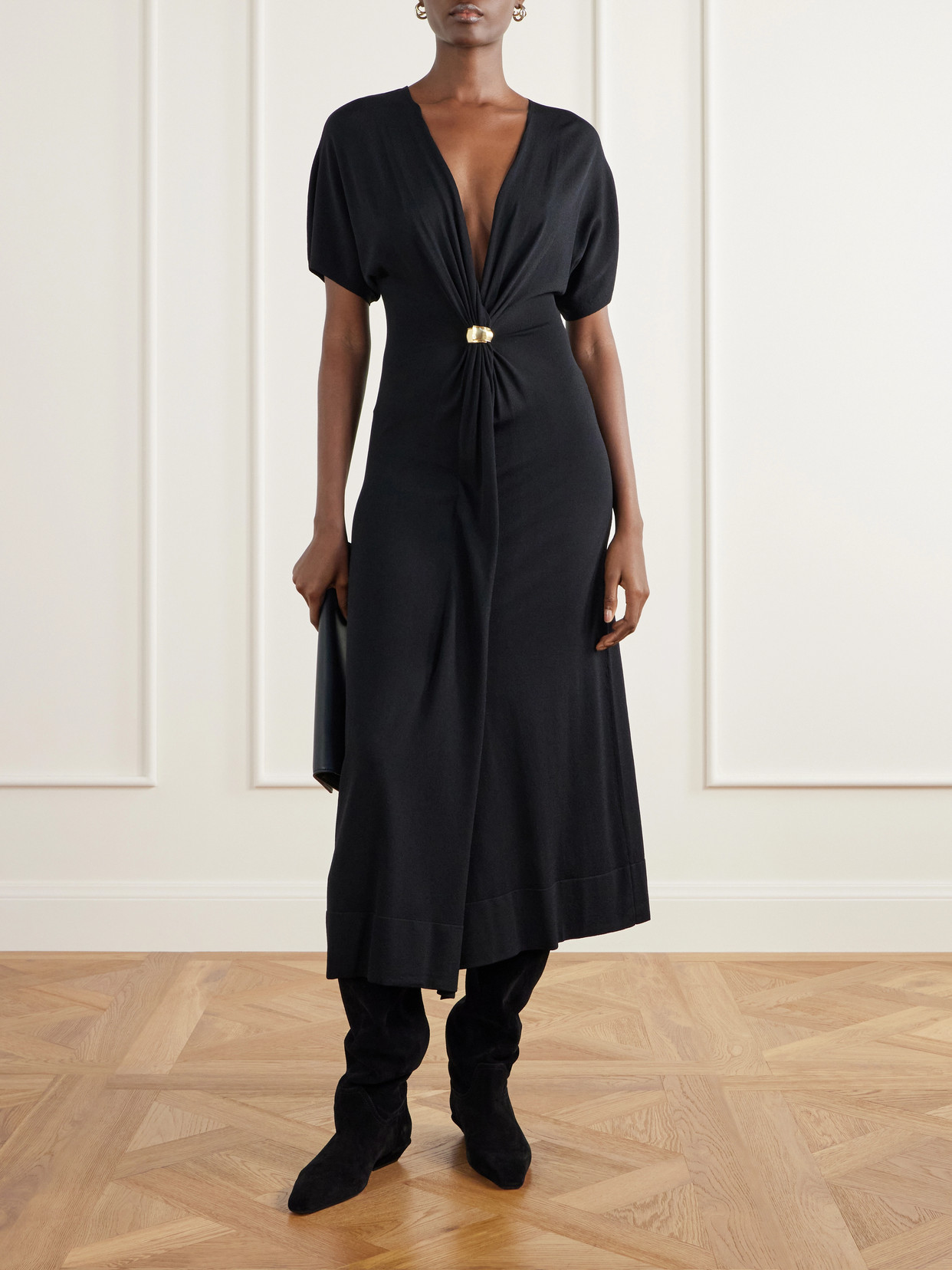 Bettina 25 Suede Knee Boots