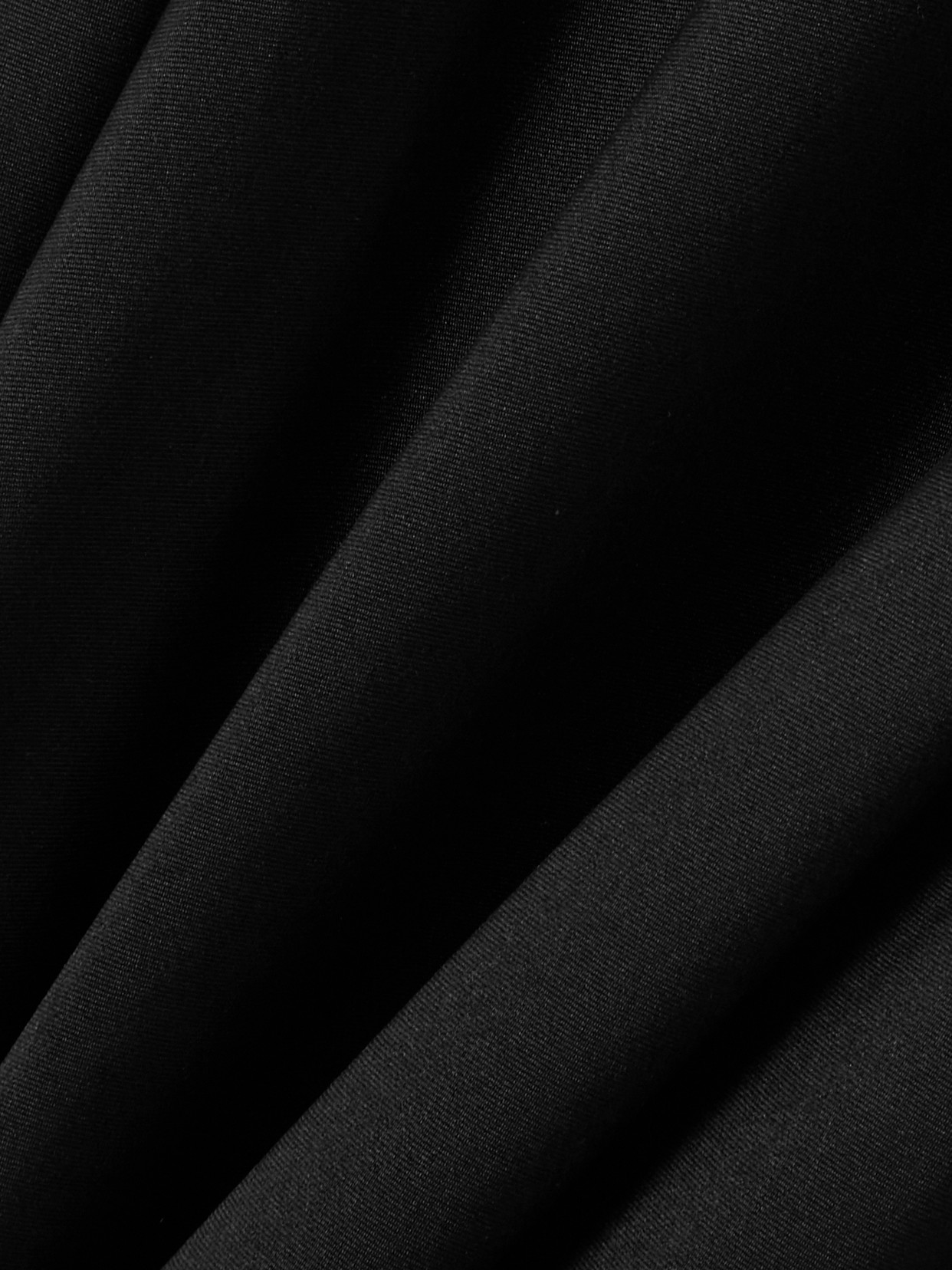 Anine Bing Laurel Silk-blend Satin Gown In Black