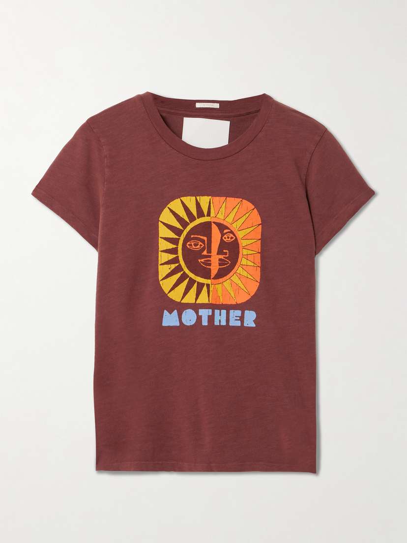 Mother The Lil Sinful Printed Cotton-jersey T-shirt