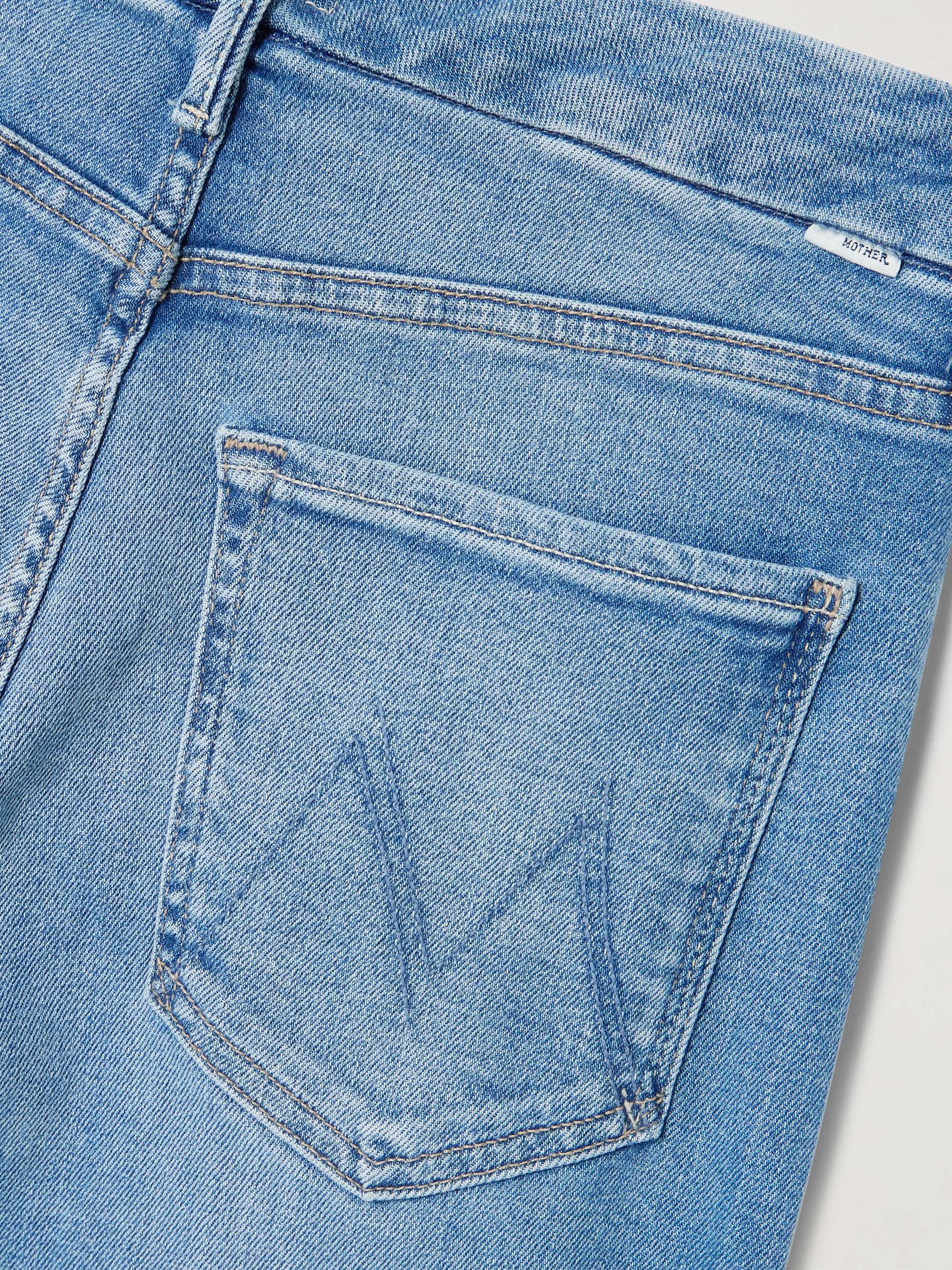MOTHER The Roller halbhohe Jeans mit geradem Bein