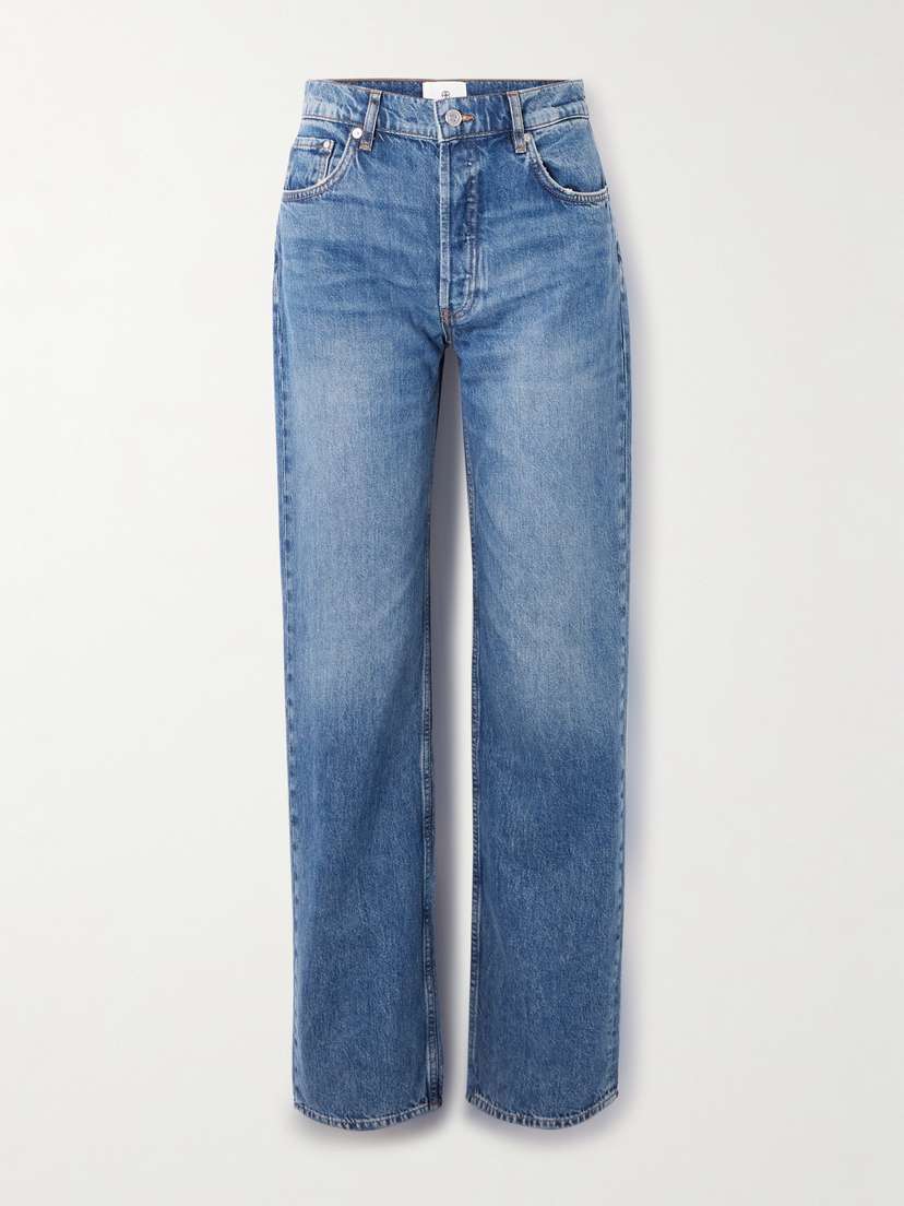 Anine Bing Gavin High-rise Wide-leg Jeans