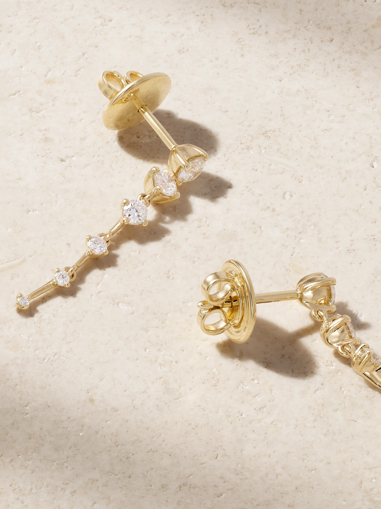 Fernando Jorge Sequence 18-karat Diamond Earrings In Gold