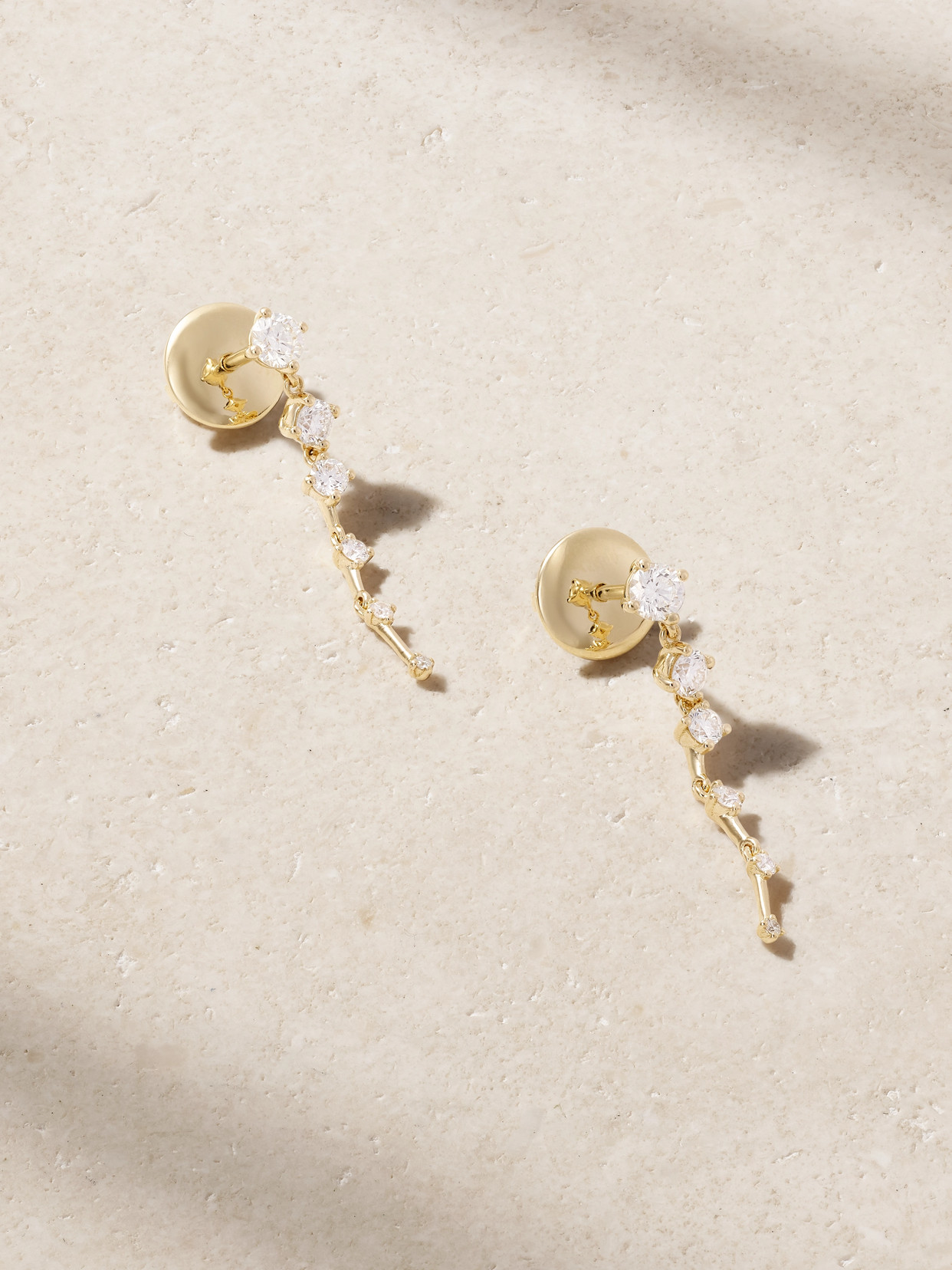 Fernando Jorge Sequence 18-karat Diamond Earrings In Gold
