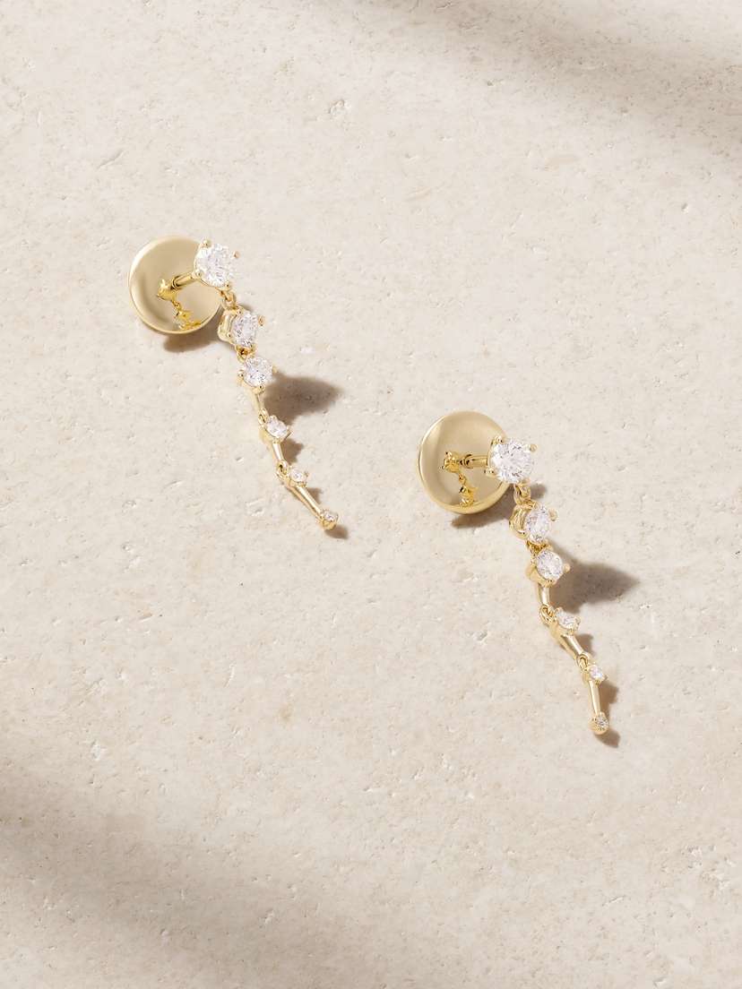 Fernando Jorge Sequence 18-karat Diamond Earrings