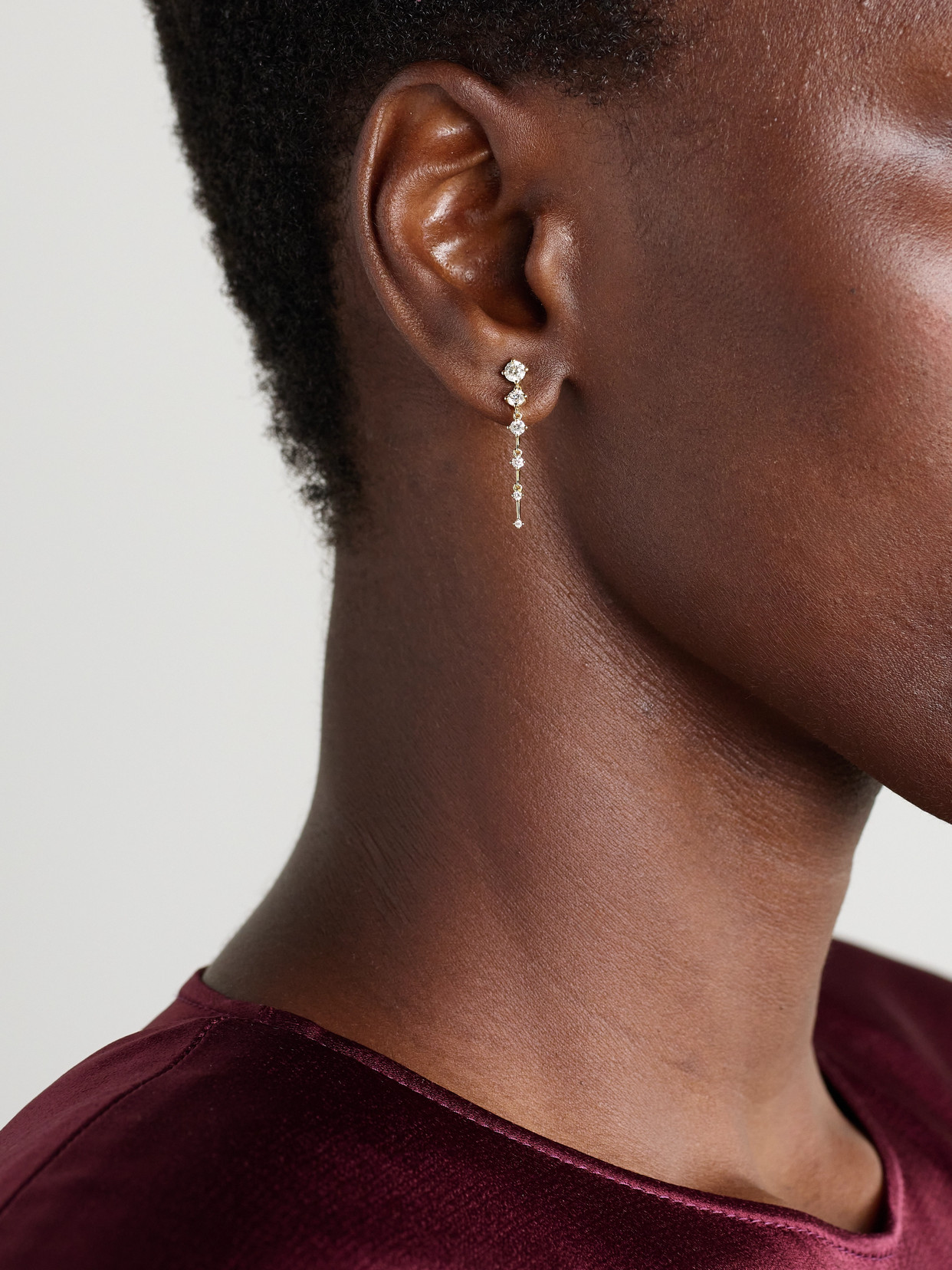 Fernando Jorge Sequence 18-karat Diamond Earrings In Gold