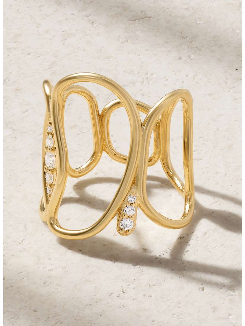 Fernando Jorge Fluid 18-karat Gold Diamond Ring