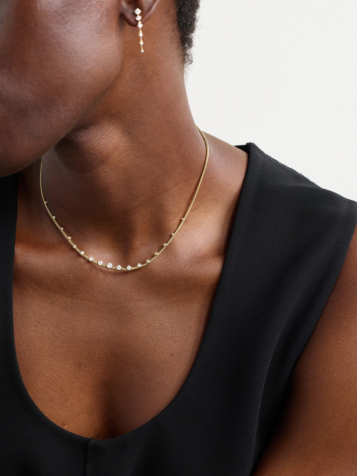 Fernando Jorge 18-karat Gold Diamond Necklace In Gold