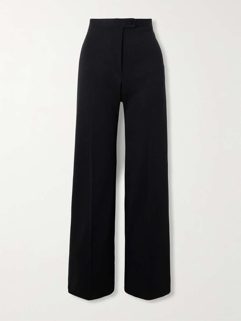 Giuliva Heritage The Laura Wool-blend Wide-leg Pants