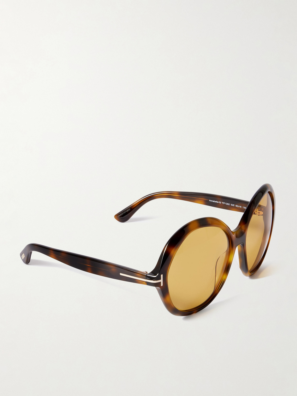 Tom Ford Annabelle Round-frame Tortoiseshell Acetate Sunglasses
