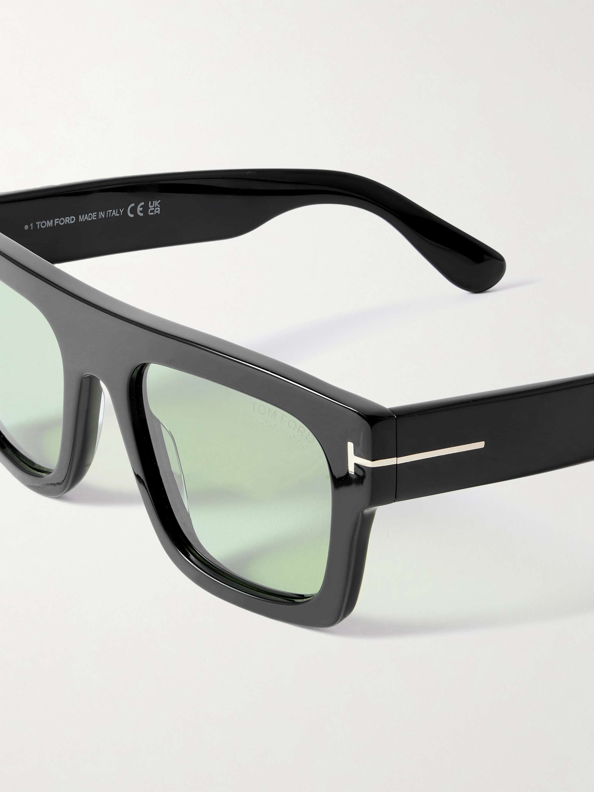 TOM FORD EYEWEAR Fausto square-frame acetate sunglasses