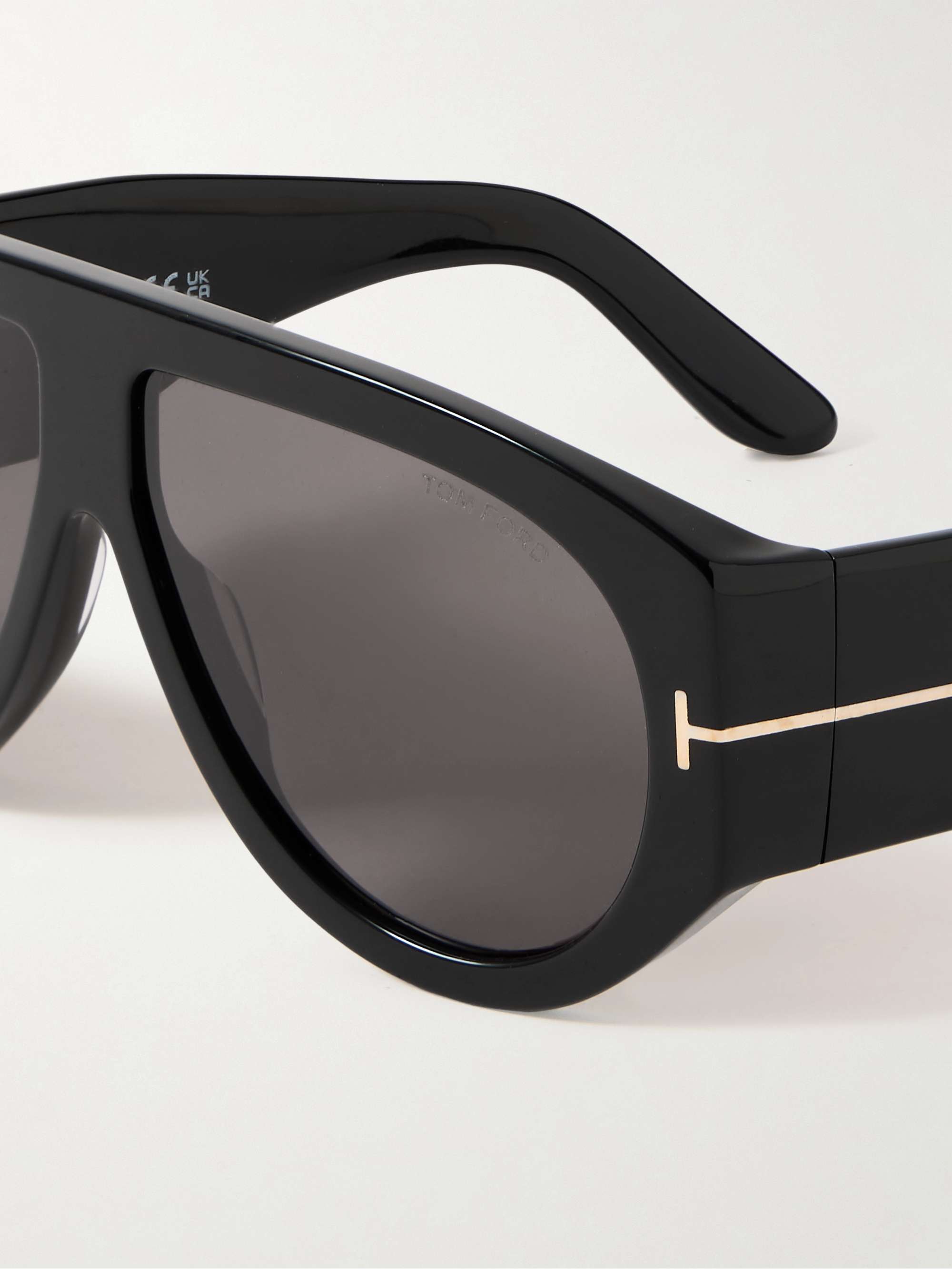TOM FORD EYEWEAR Bronson D-frame tortoiseshell acetate sunglasses