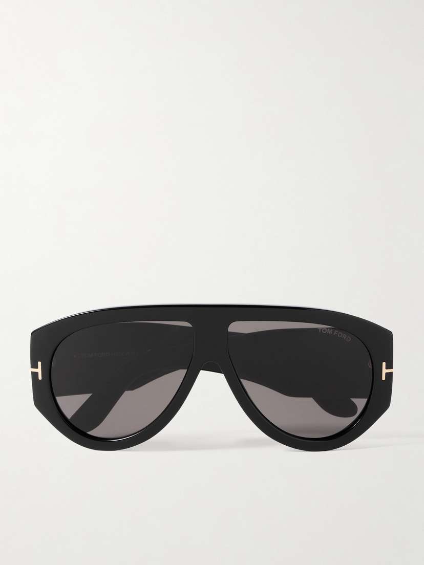 Tom Ford Bronson Aviator-style Acetate Sunglasses