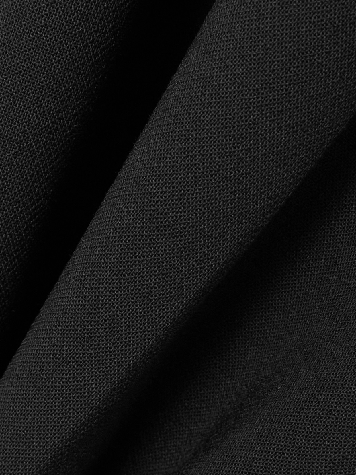 Carolina Herrera Pleated Wool-blend Wide-leg Pants In Black